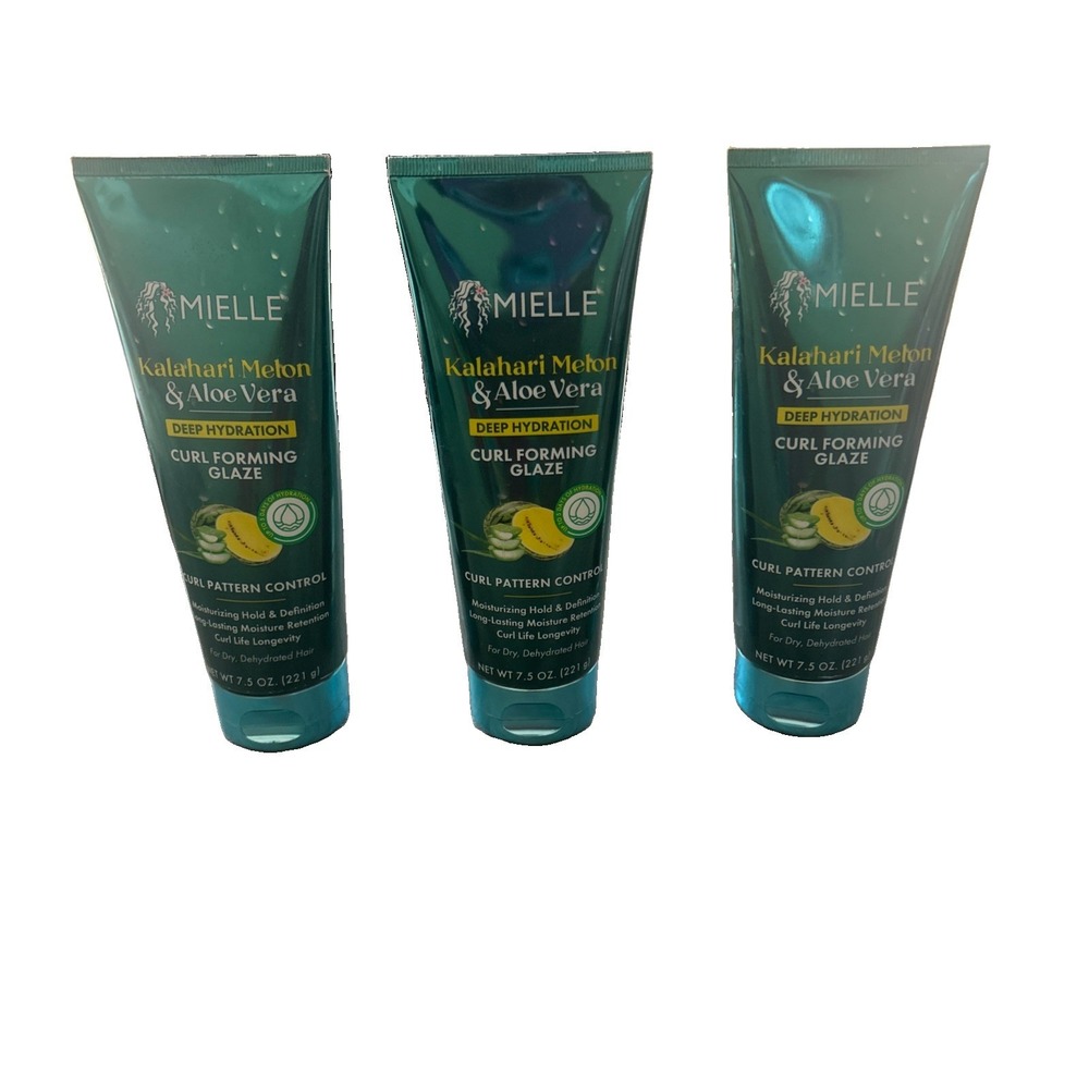3 PACK Mielle Organics Curl Forming Glaze - Kalahari Melon & Aloe Vera Deep
